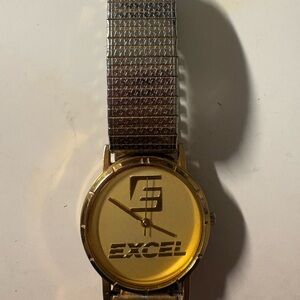 Excel Gold Tone Watch Classic Dress Style